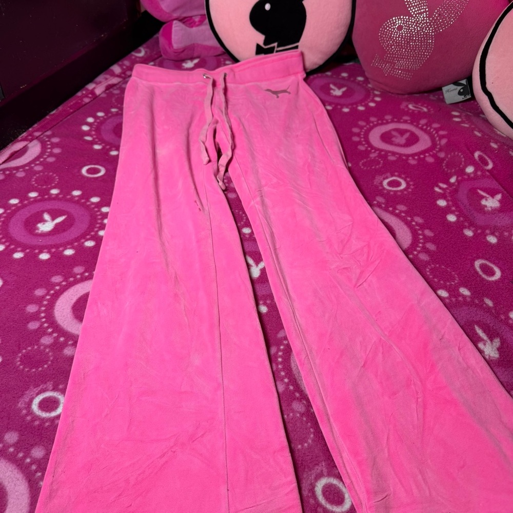 Victoria’s Secret PINK Velour Matching Tracksuit Set Bright Pink - Picture 4 of 11